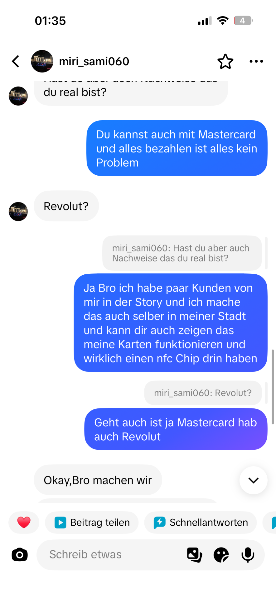 Kundenchat mit @miri_sami060