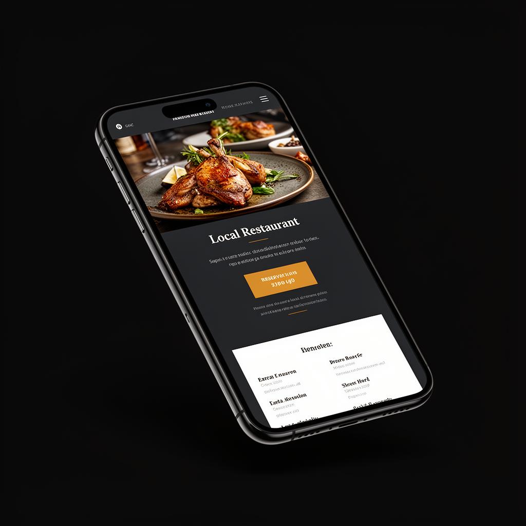 Restaurant Landingpage